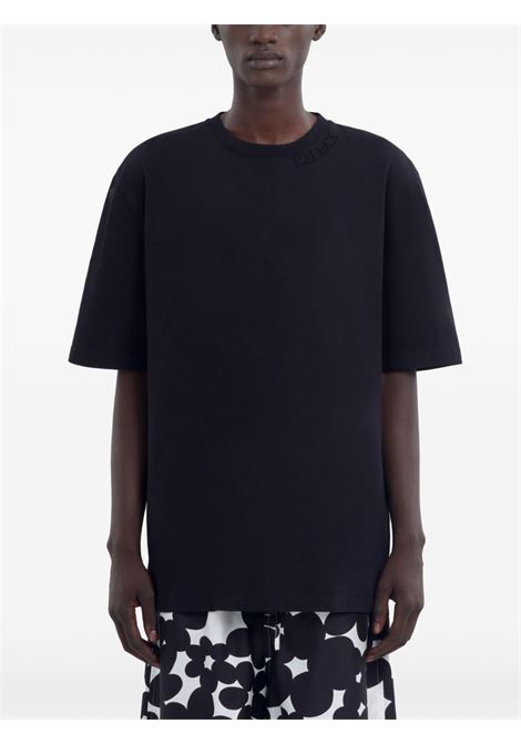 crewneck t-shirt man black MARNI | HUMU0287X0 UTC40600N99